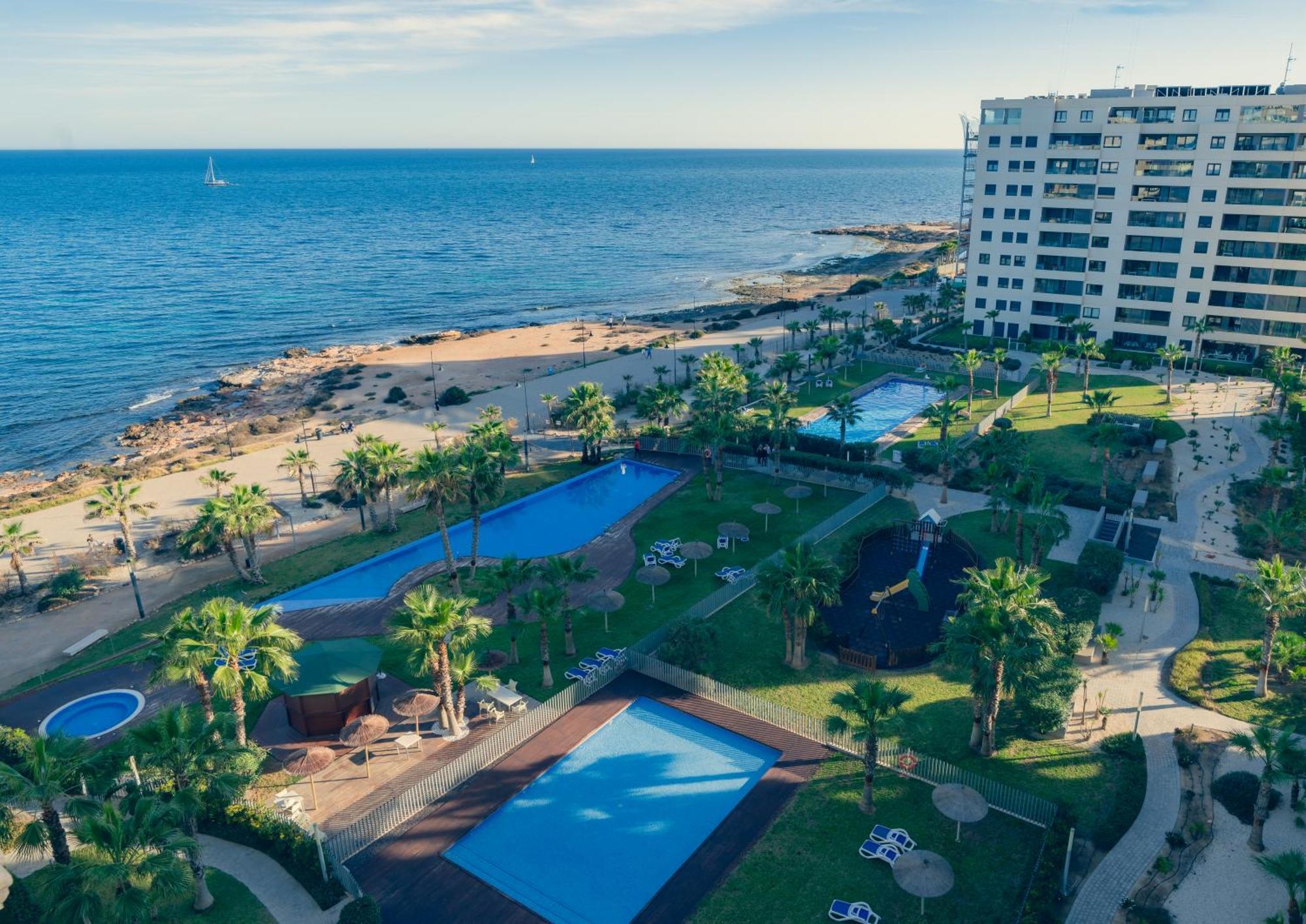 Apartamento Premium Con Jacuzzi Y Vistas Al Mar En Punta Prima, Torrevieja By Rentalole Luaran gambar